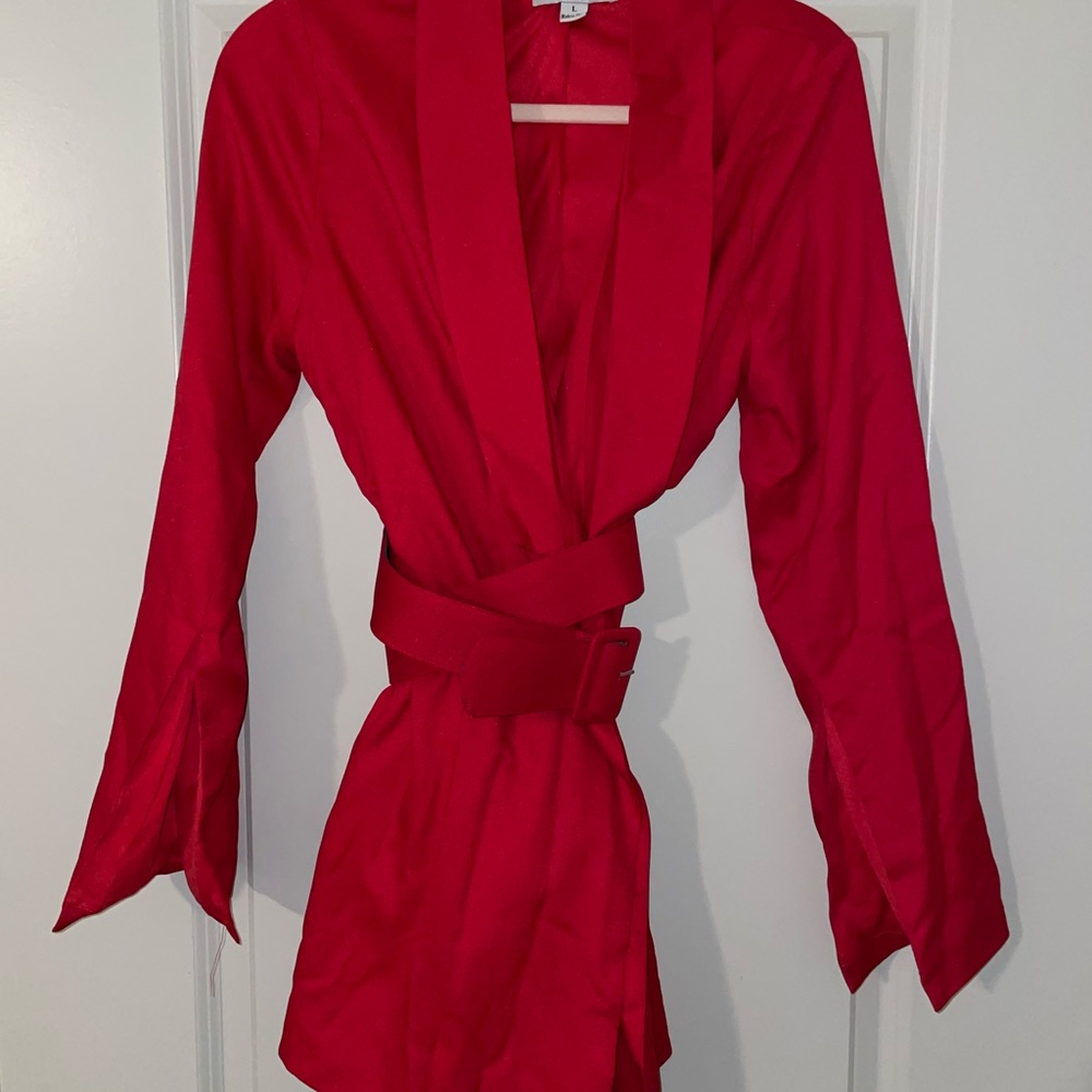 Red romper